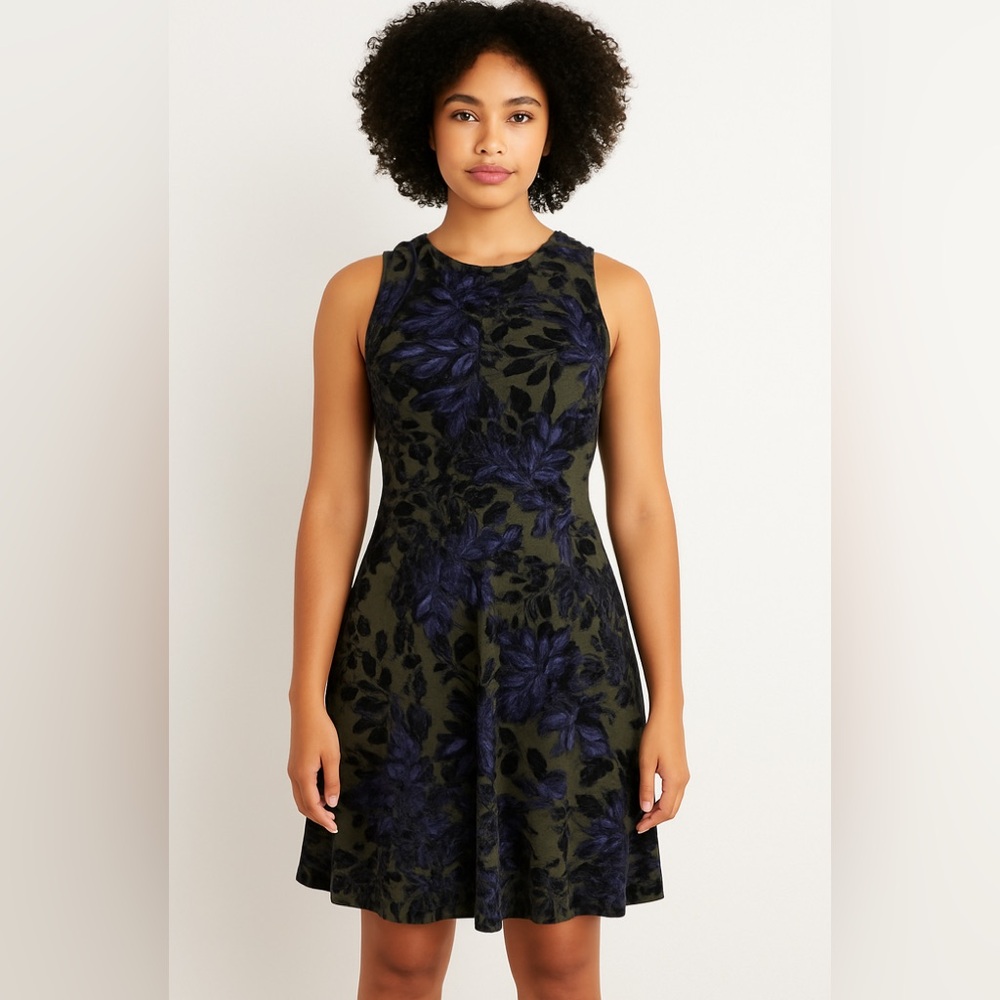 Rebecca Taylor Sleeveless Silk Floral Dress Lined Size 6